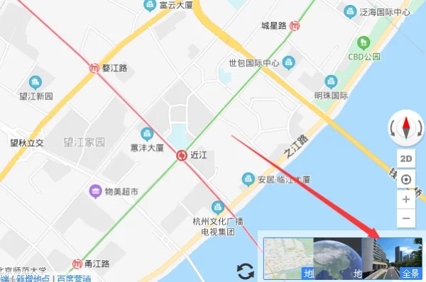 百度地图怎么看以前的实景图第2步