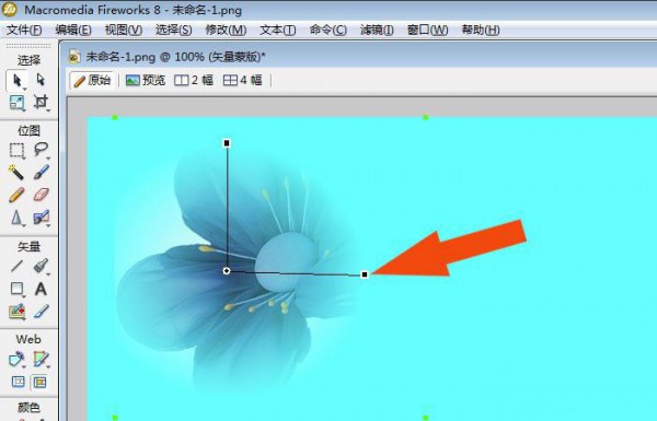 Fireworks图片渐隐效果如何制作第8步