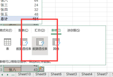 excel数据透视表位置详情第2步